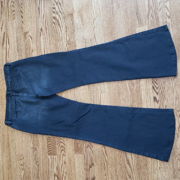(28) BCBGMAXAZRIA Bella Bootcut Dark Wash Jeans Denim Contemporary Comfy - Picture 11 of 11